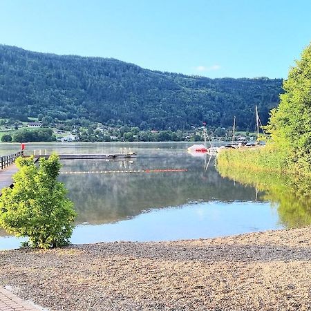 Kaernten Ossiacher See Apartment Zwei Zimmer Ferienwohnung Direkter Seezugang Strand Beheizte Schwimmhalle Bodensdorf Eksteriør bilde